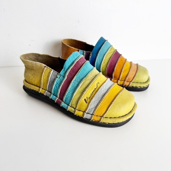 Macanna Colourful Loafers Italian Leather Slip On Shoes Size 41 - Picture 1 of 7